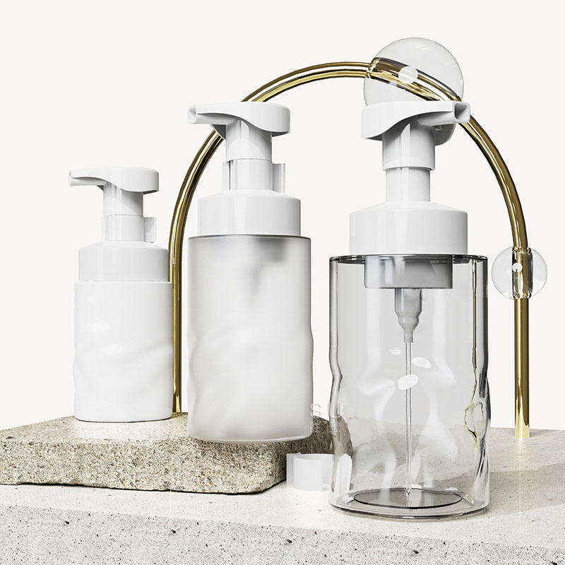 150 ミリリットル 250 ミリリットル 300 ミリリットル 400 ミリリットル PET ヌードピンク発泡ハンドソープボトル詰め替え泡ポンプボトル