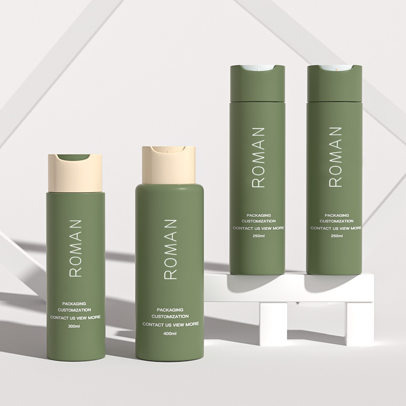100 ミリリットル 200 ミリリットル 250 ミリリットル 500 ミリリットル化粧品包装スクイズプラスチックペットシャンプーボトルディスクキャップ付きローションボトル