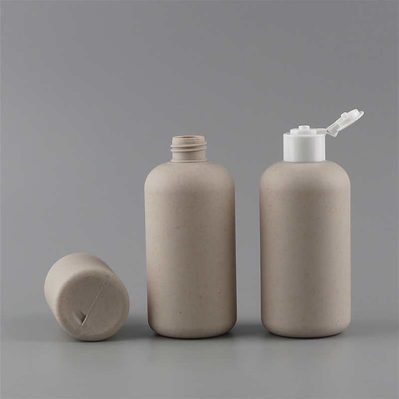 生分解性 150 ミリリットル 250 ミリリットル 400 ミリリットル 500 ミリリットル化粧品容器スクイズ小麦わらラウンドシャンプーボトルボディウォッシュボトルフリップ蓋付き 生分解性 150 ミリリットル 250 ミリリットル 400 ミリリットル 500 ミリリットル化粧品容器スクイズ小麦わらラウンドシャンプーボトルボディウォッシュボトルフリップ蓋付き
