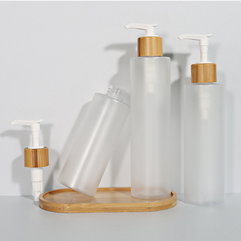 つや消し竹スプレー ポンプ蓋 120ml が付いているペットのプラスチック シャンプー ボトル つや消し竹スプレー ポンプ蓋 120ml が付いているペットのプラスチック シャンプー ボトル