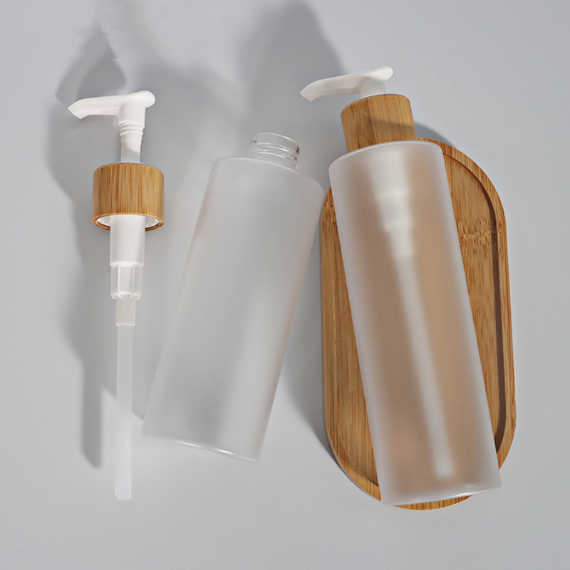 つや消し竹スプレー ポンプ蓋 120ml が付いているペットのプラスチック シャンプー ボトル つや消し竹スプレー ポンプ蓋 120ml が付いているペットのプラスチック シャンプー ボトル