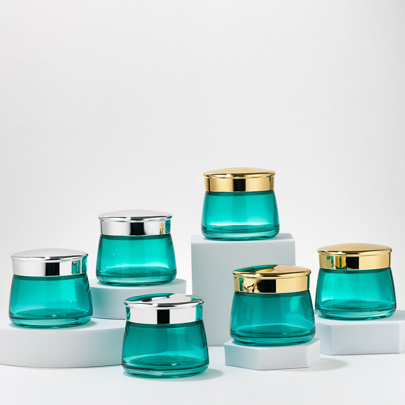 金の蓋化粧品スキンケア空のボディバタージャー