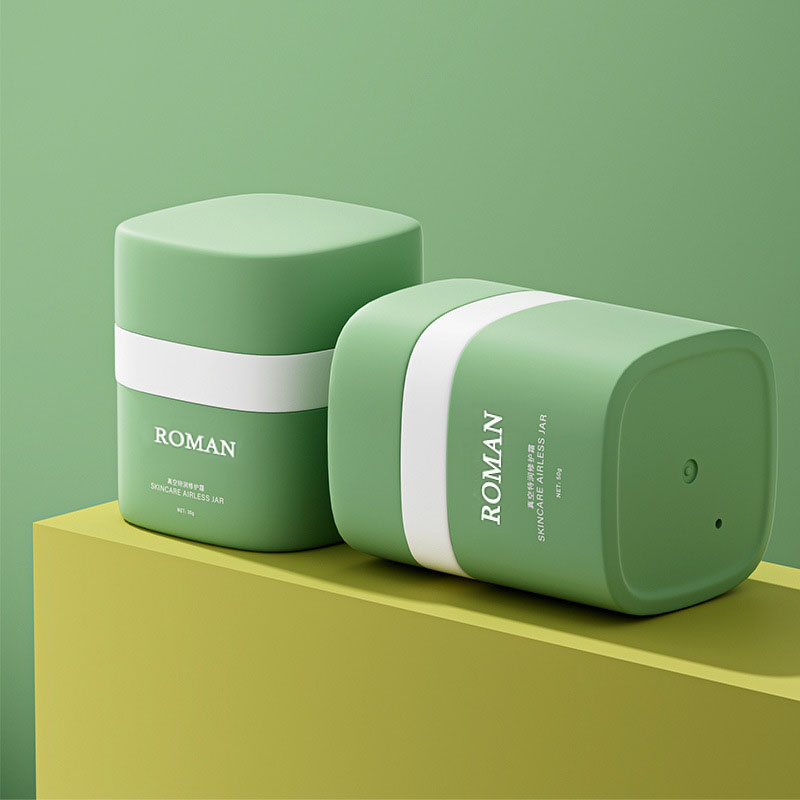 15 グラム 30 グラム 50 グラムラウンドエアレスポンプクリームジャー二重壁 PP プラスチックキャップ付き口紅ブラッシュマスカラ保湿クリーム 15 グラム 30 グラム 50 グラムラウンドエアレスポンプクリームジャー二重壁 PP プラスチックキャップ付き口紅ブラッシュマスカラ保湿クリーム