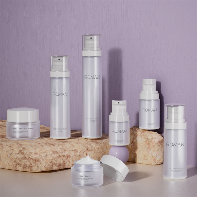 30 ミリリットル 40 ミリリットル 60 ミリリットル 100 ミリリットル白真珠光沢のある化粧品ポンプボトル新しいプラスチック材料フェイスクリームスプレーウォーターローション缶包装