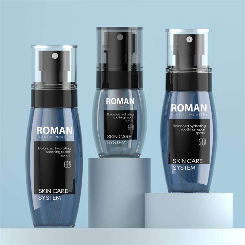 40 ミリリットル 60 ミリリットル 80 ミリリットル黒日焼け止めミストスプレーボトルボディ香水噴霧器プラスチック容器ヘアパウダーポンプボトル