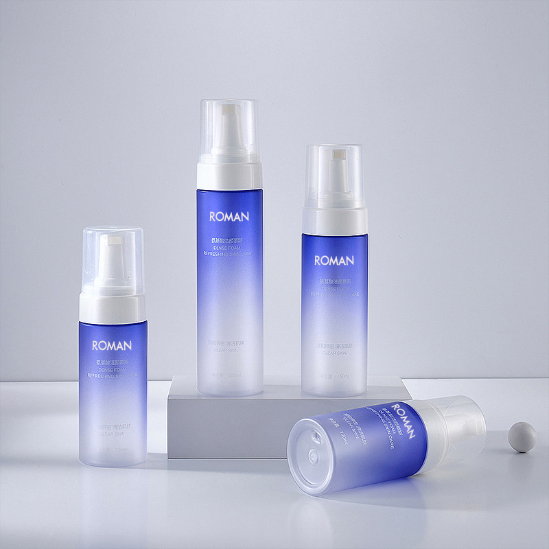 100 ミリリットル 120 ミリリットル 150 ミリリットル 200 ミリリットル PET グラデーションブルーカラー泡液体石鹸ディスペンサー発泡ポンプボトルシャワージェル手洗いボトル浴室用品 100 ミリリットル 120 ミリリットル 150 ミリリットル 200 ミリリットル PET グラデーションブルーカラー泡液体石鹸ディスペンサー発泡ポンプボトルシャワージェル手洗いボトル浴室用品