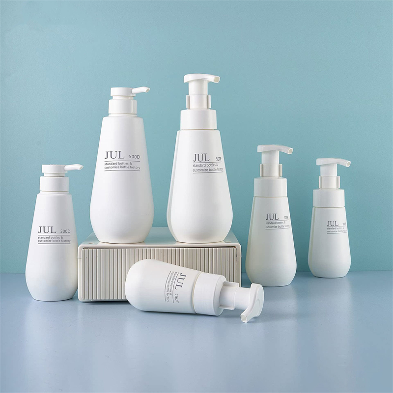 150 ミリリットル 200 ミリリットル 300 ミリリットルピュアホワイトボディウォッシュラッシュシャンプー泡ポンプボトルリサイクル可能なバスボディケア容器シャワージェルペットボトル