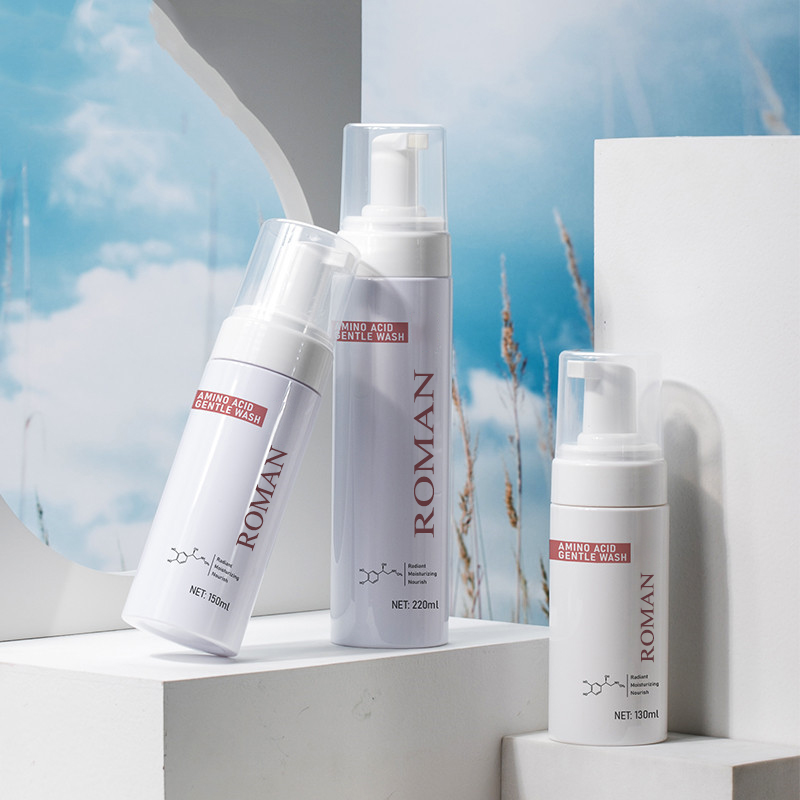 プラスチック優しいクレンジング発泡ハンドソープポンプボトル泡ディスペンサーフェイシャルスキンケアクレンザーボトル 100ML 120ML 150ML 200ML