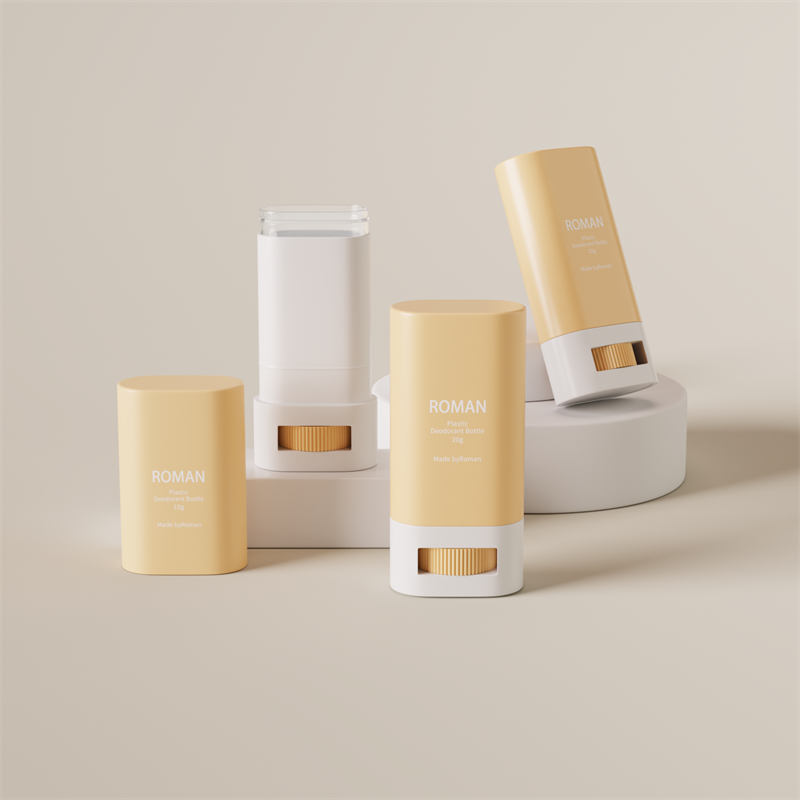 スキンケア空の楕円形プラスチック消臭スティック容器包装ボトル スキンケア空の楕円形プラスチック消臭スティック容器包装ボトル