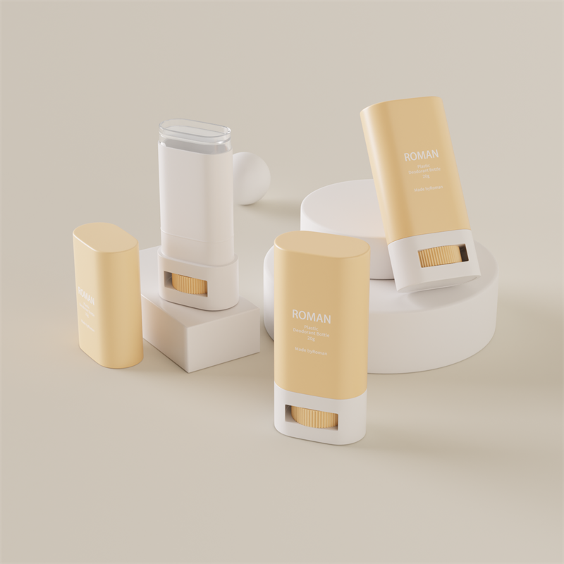 スキンケア空の楕円形プラスチック消臭スティック容器包装ボトル スキンケア空の楕円形プラスチック消臭スティック容器包装ボトル