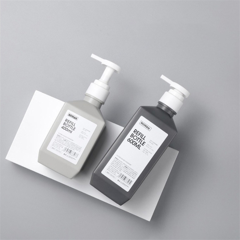 300 ミリリットル 400 ミリリットル 600 ミリリットル PE プラスチックローションボトルシャンプーボトルボディウォッシュローションボディミルクボトル化粧品包装用 300 ミリリットル 400 ミリリットル 600 ミリリットル PE プラスチックローションボトルシャンプーボトルボディウォッシュローションボディミルクボトル化粧品包装用