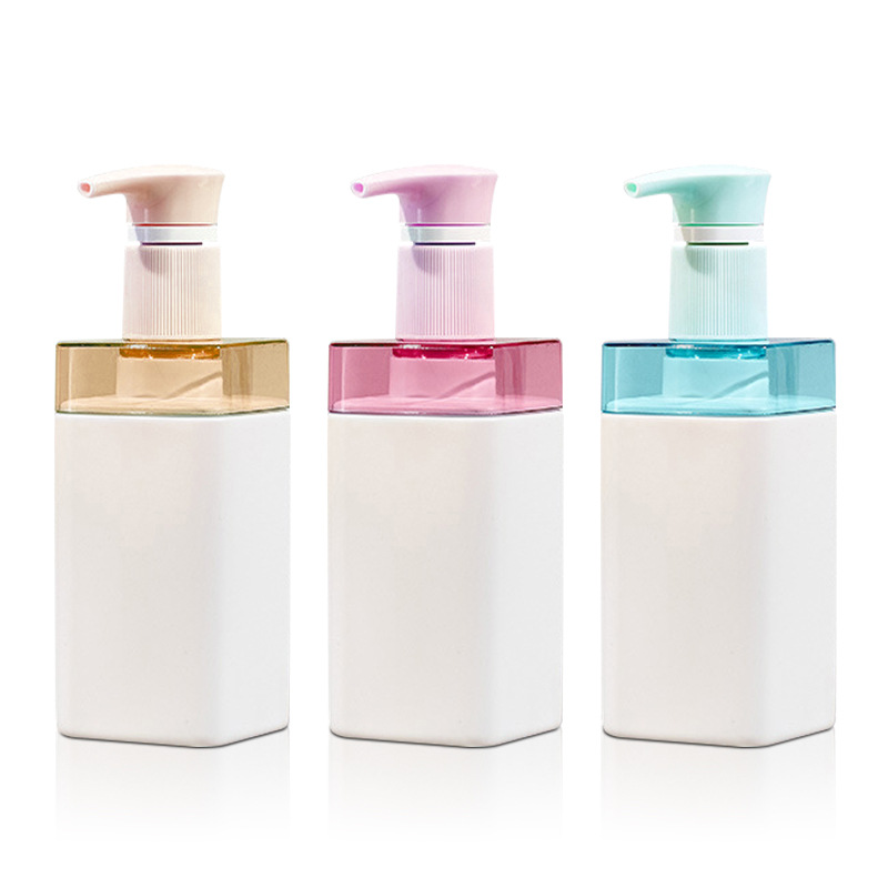 500 ミリリットル 750 ミリリットル高級空の化粧品スクエアショルダープラスチックホテルローションシャンプーポンプボトルとコンディショナーハンドウォッシュソープディスペンサー付き 500 ミリリットル 750 ミリリットル高級空の化粧品スクエアショルダープラスチックホテルローションシャンプーポンプボトルとコンディショナーハンドウォッシュソープディスペンサー付き