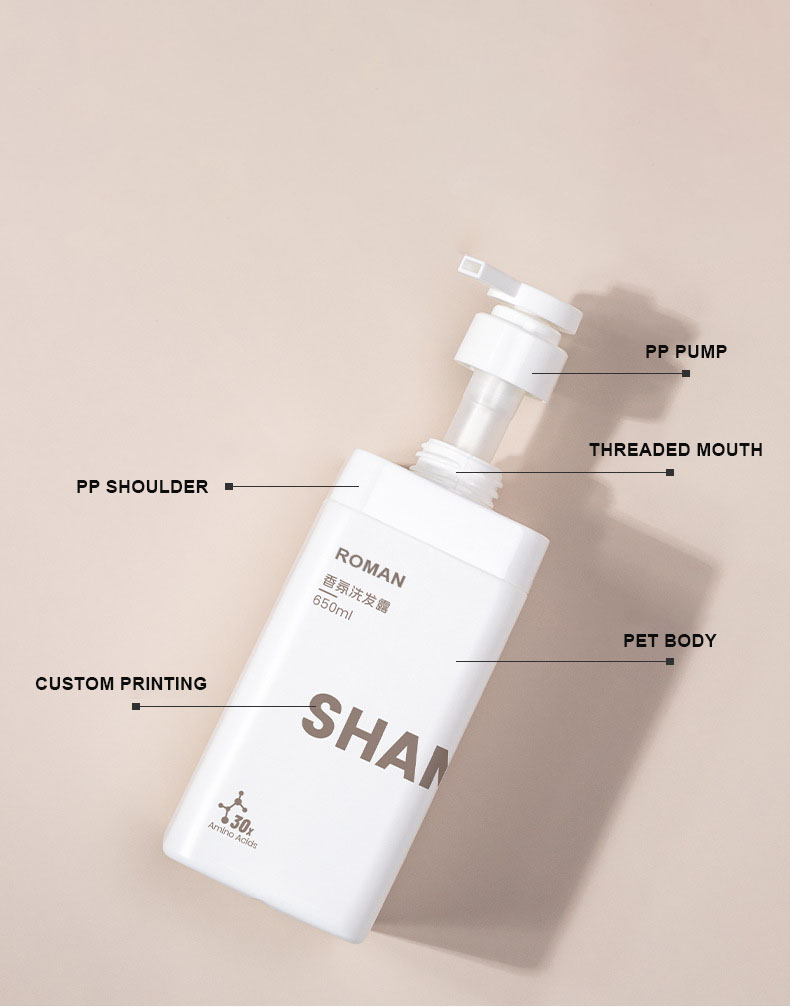 新デザインプライベートロゴマットホワイト 650 ミリリットル正方形空 HDPE プラスチック洗濯洗剤液体ボトル 1L シャンプーシャワージェル 新デザインプライベートロゴマットホワイト 650 ミリリットル正方形空 HDPE プラスチック洗濯洗剤液体ボトル 1L シャンプーシャワージェル