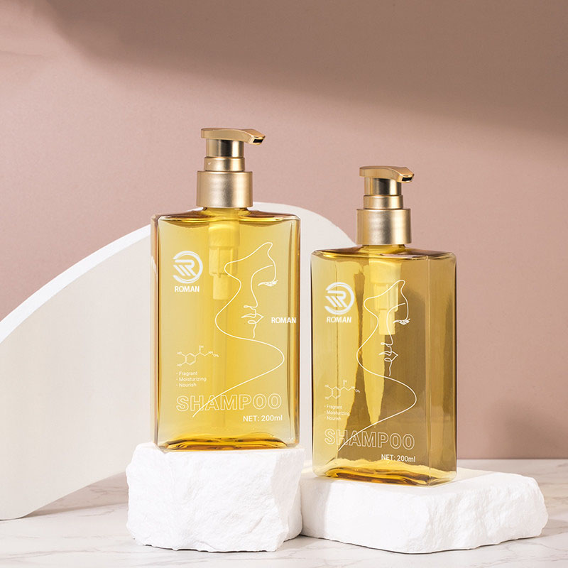 150 ミリリットル 200 ミリリットルフラットスクエアシャワージェル洗顔ボディローションコンディショナーゴールドポンプボトルスキンケアメイク落としオイルディスペンサー