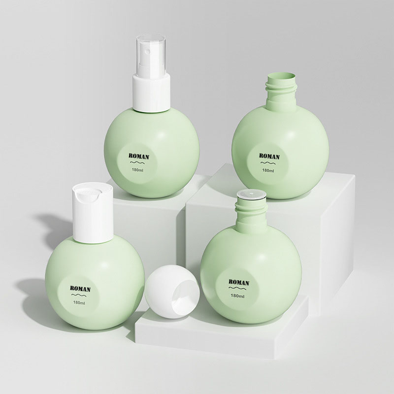 180 ミリリットル PE 球形空ボトル新デザイン詰め替えプラスチックローションポンプボトルクリームシャンプー香水化粧品包装用 180 ミリリットル PE 球形空ボトル新デザイン詰め替えプラスチックローションポンプボトルクリームシャンプー香水化粧品包装用