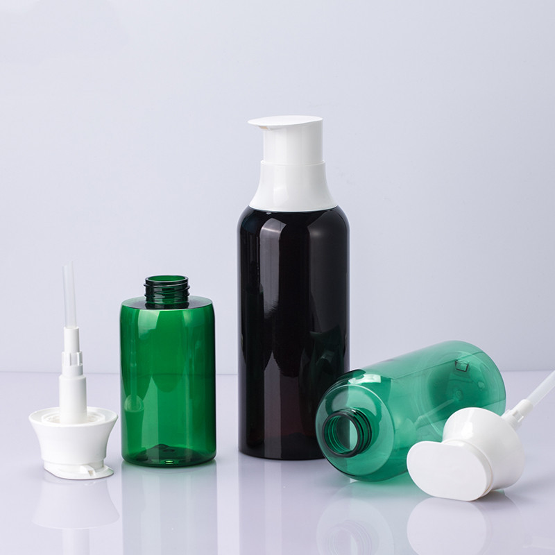 ユニークなグリーン 300 ミリリットル 500 ミリリットル 650 ミリリットル PET 新形状ボディローションクリーム空ボトルラウンドショルダーシャンプーボトルスキンケア用ポンプシール付き ユニークなグリーン 300 ミリリットル 500 ミリリットル 650 ミリリットル PET 新形状ボディローションクリーム空ボトルラウンドショルダーシャンプーボトルスキンケア用ポンプシール付き
