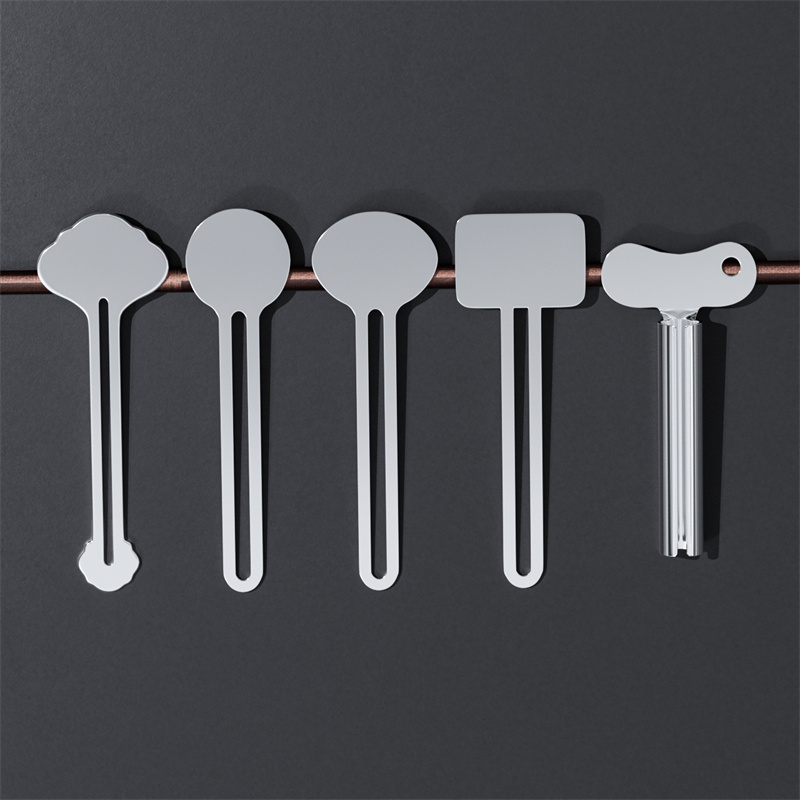 金属歯磨き粉絞り器ステンレス鋼チューブ絞り器キーローラーチューブクリームペイント絞り器ツール家族洗面所浴室用