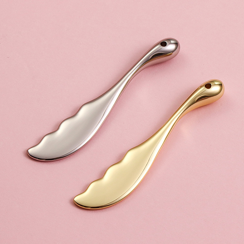 ミニ Guasha ハンドヘルド美容ツールポータブルアイクリームスティックマッサージャー ミニ Guasha ハンドヘルド美容ツールポータブルアイクリームスティックマッサージャー