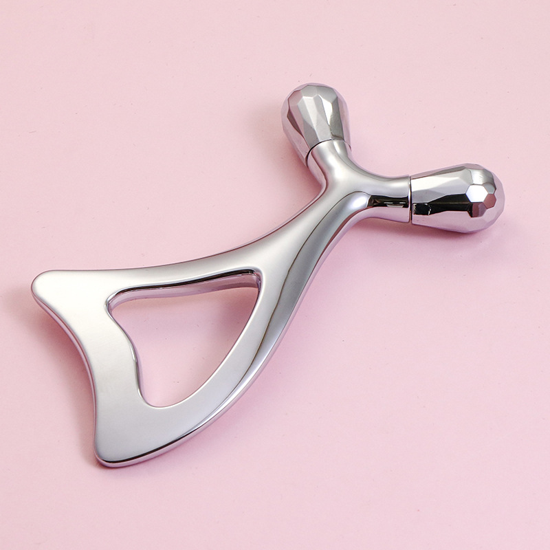 亜鉛合金アイマッサージローラー&フェイシャルかっさツール 亜鉛合金アイマッサージローラー&フェイシャルかっさツール